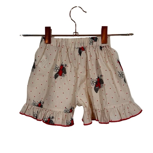 FLIINK Danish Design Summerbuzz Dotted Ruffle Shorts with Strawberries Sandsell - Picture 7 of 11